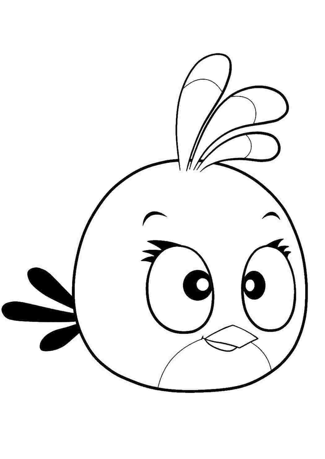 Раскраски Птичка из angry birds  angry birds Игры, Angry Birds 