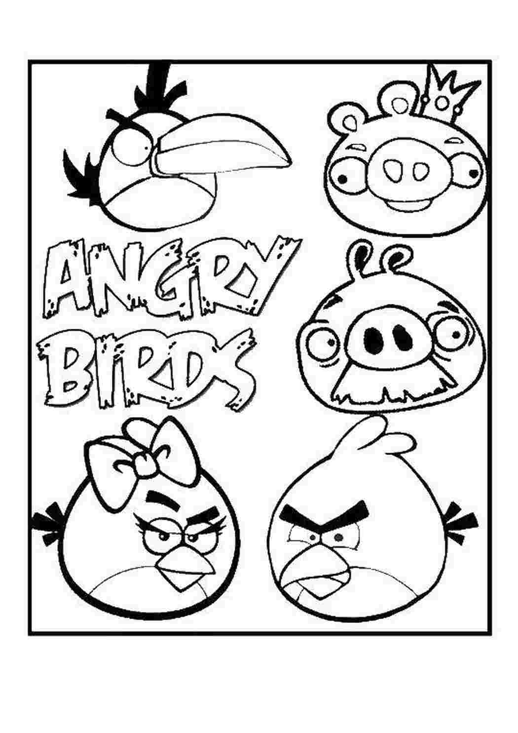 Раскраски Angry birds angry birds Игры, Angry Birds 