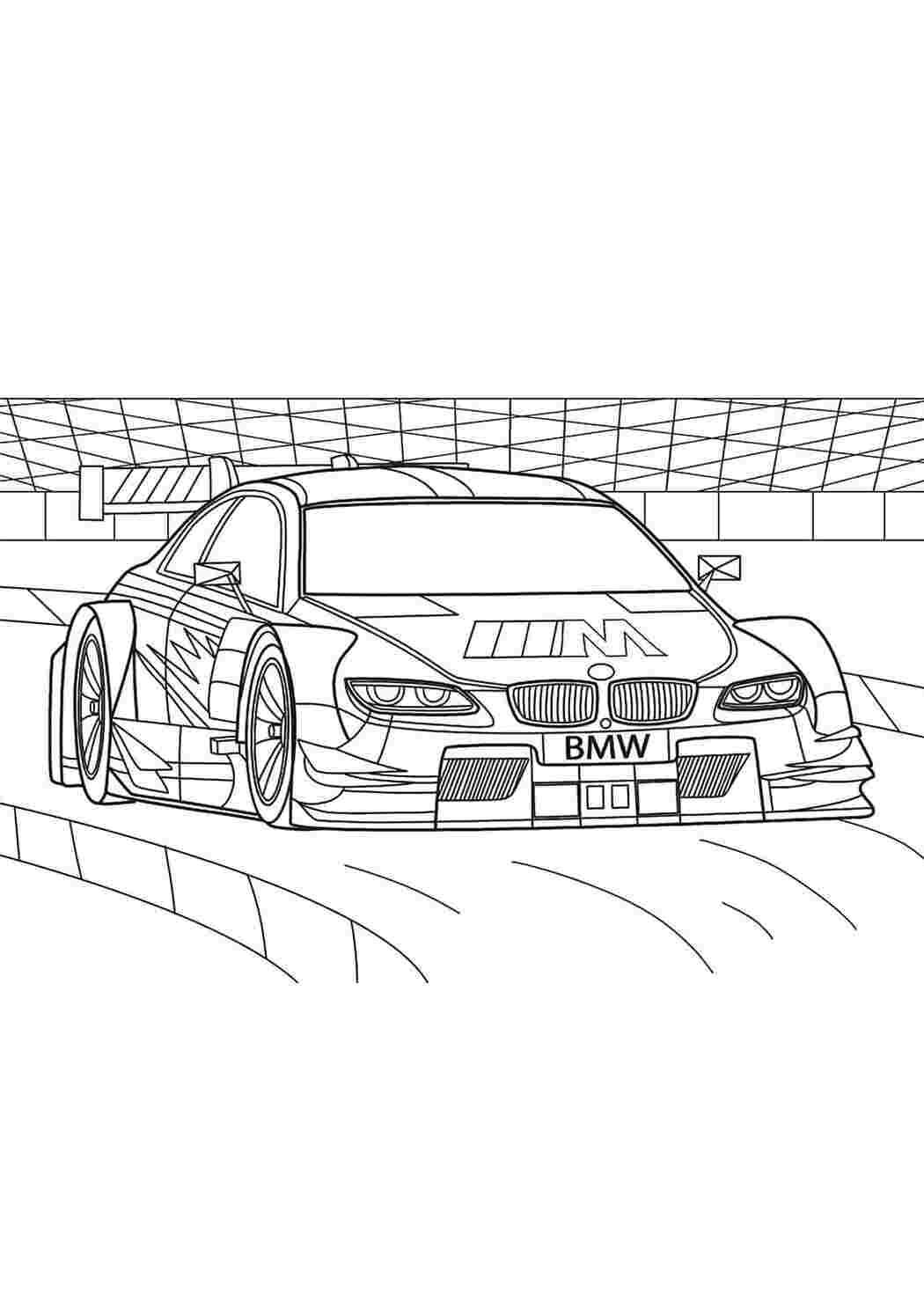 Книжка-раскраска BMW M Motorsport