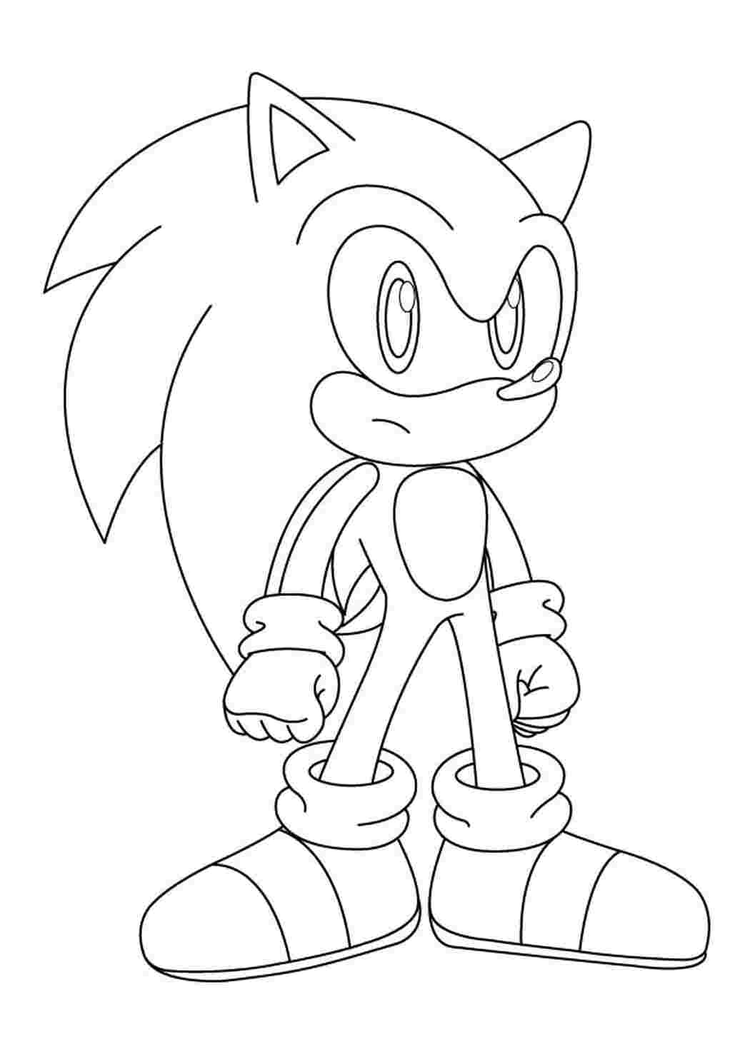 Sonic Coloring Page  Раскраски, Бесплатные раскраски, Раскраски