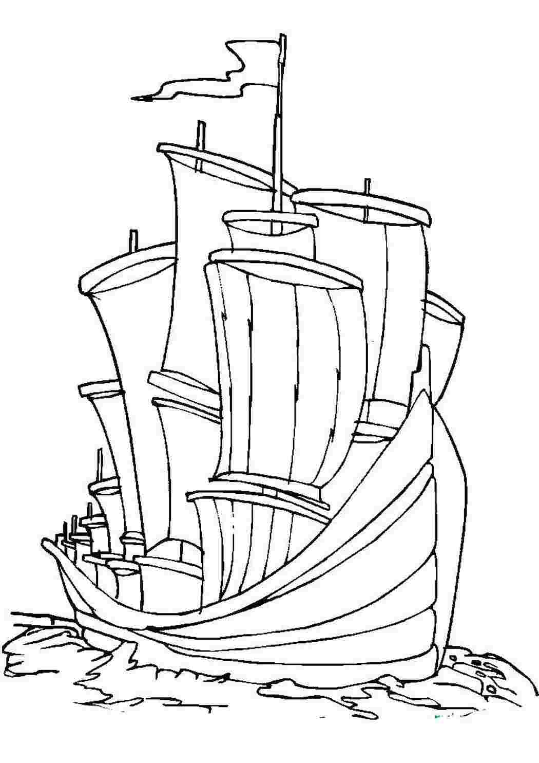 корабли корабль, море