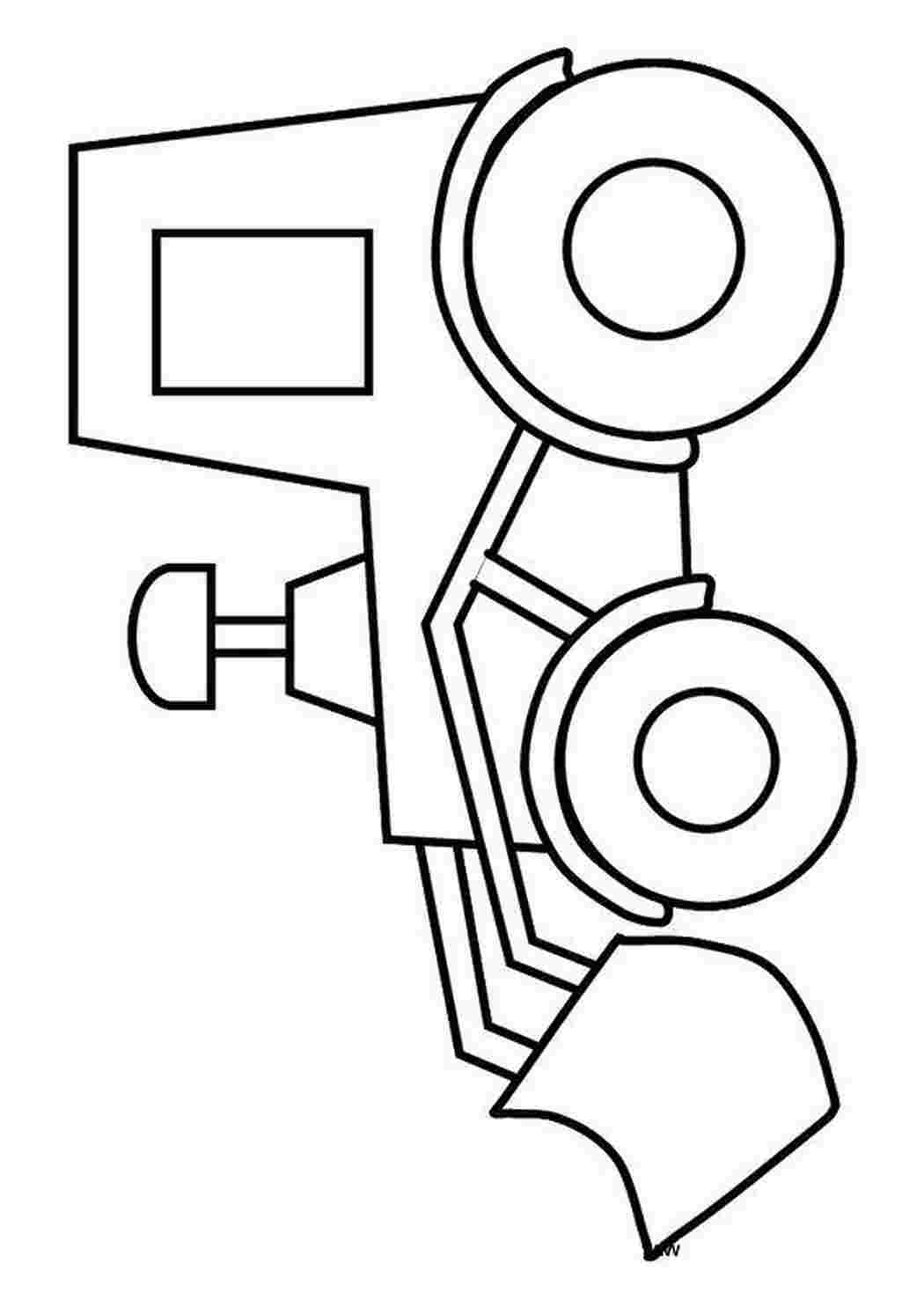 Трактор Раскраски для мальчиков