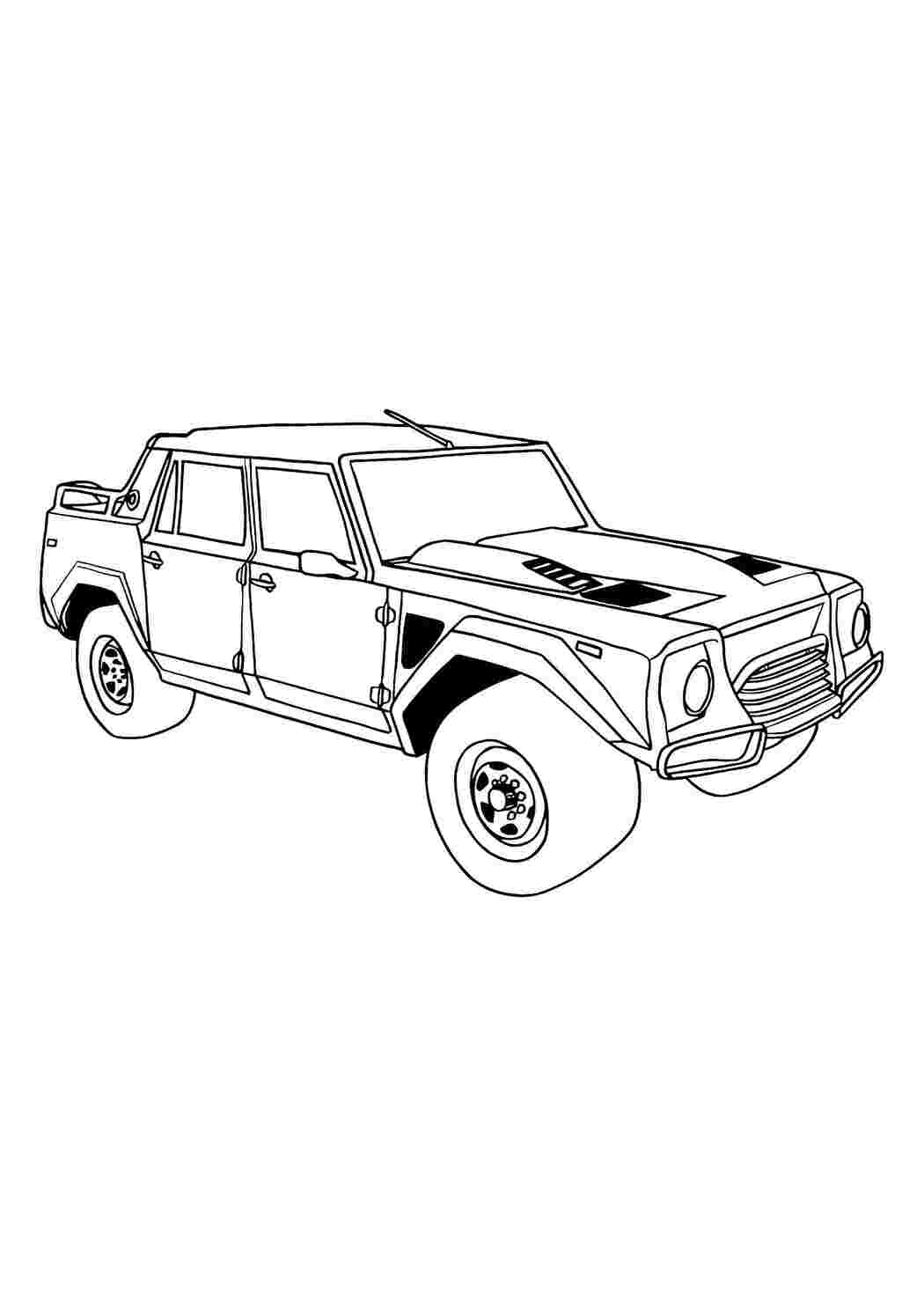 Ламборджини мн002 Скачать раскраски для мальчиков