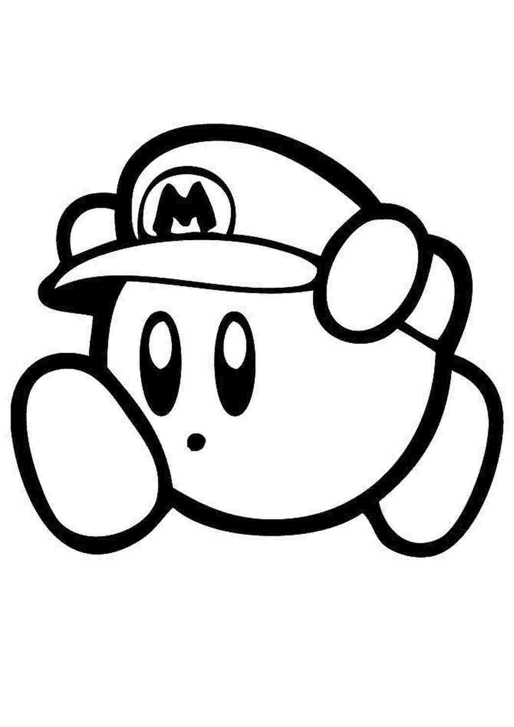 Раскраски Кепка марио игры Игры, Марио