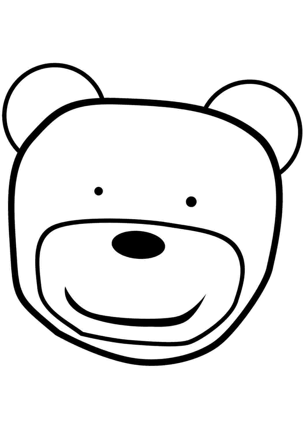 Раскраски Раскраски медведь, медведица, медвежонок  Медведь