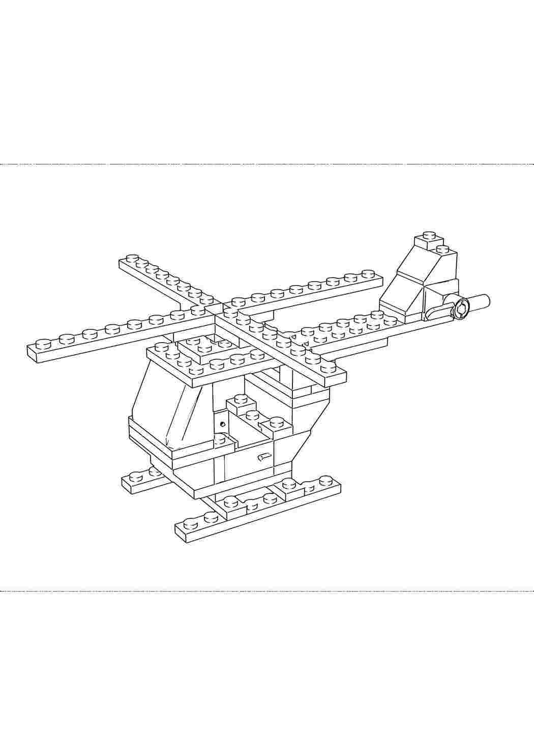 Раскраски Вертолет лего Вертолеты Вертолёт, Лего