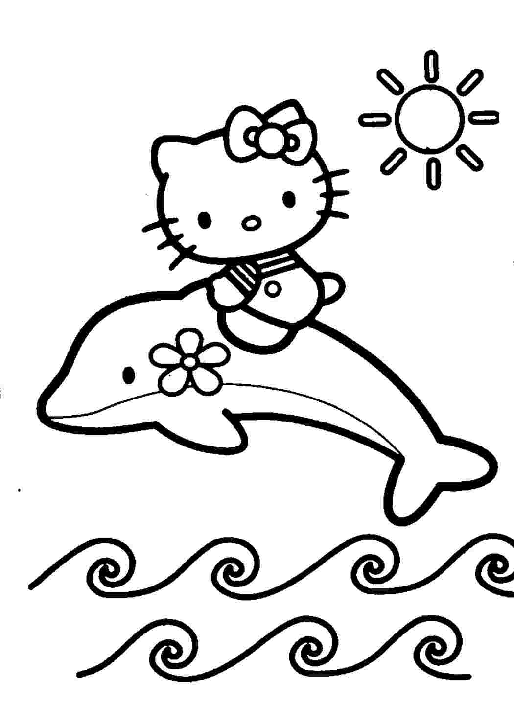 Раскраски раскраски хэллоу китти для девочек с hallo kiitty coloring pages