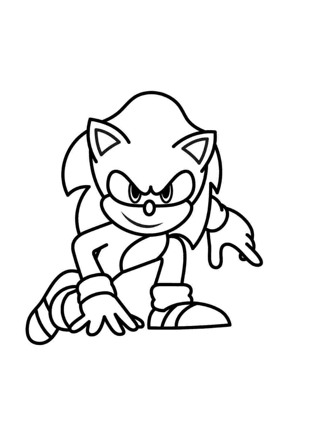 Sonic Coloring Page  Раскраски, Бесплатные раскраски, Раскраски