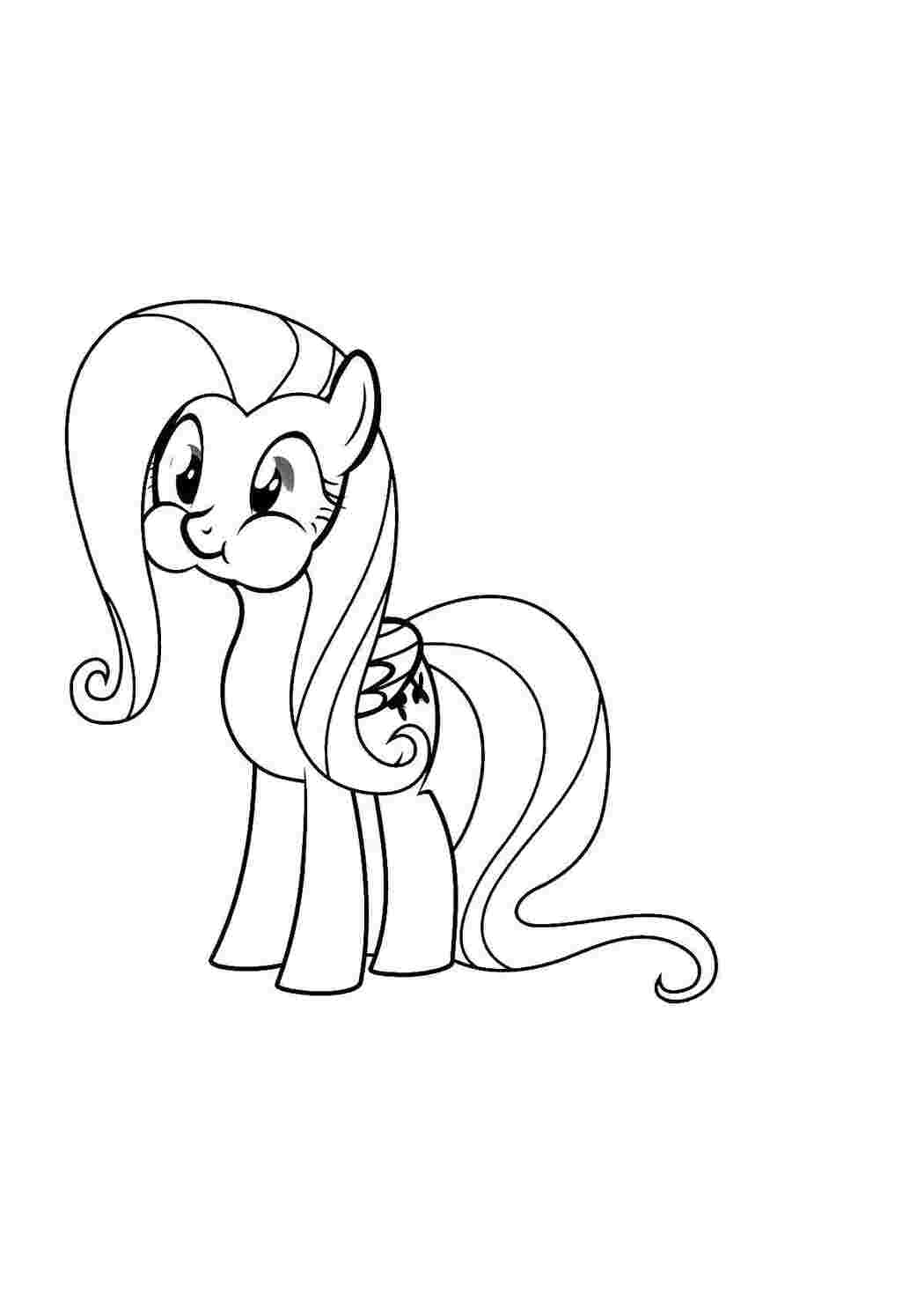 Раскраски Пони жуёт Пони Пони, "My little pony"