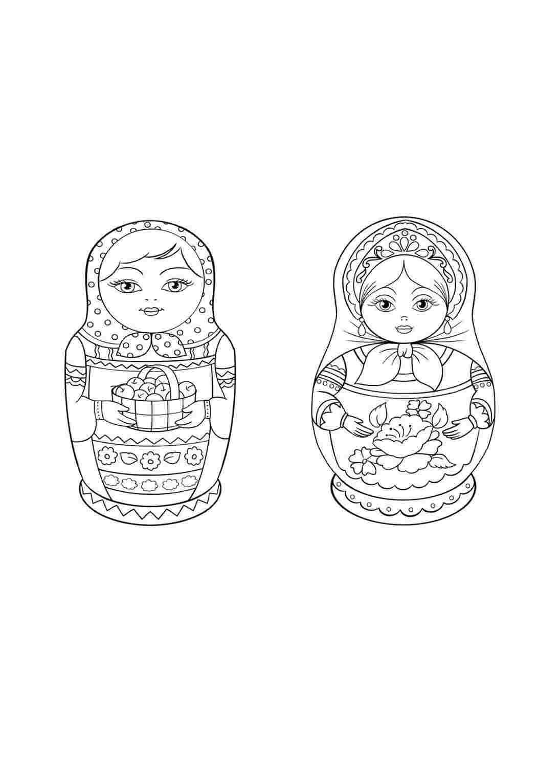 Раскраски Русские Народные раскраски костюм костюм