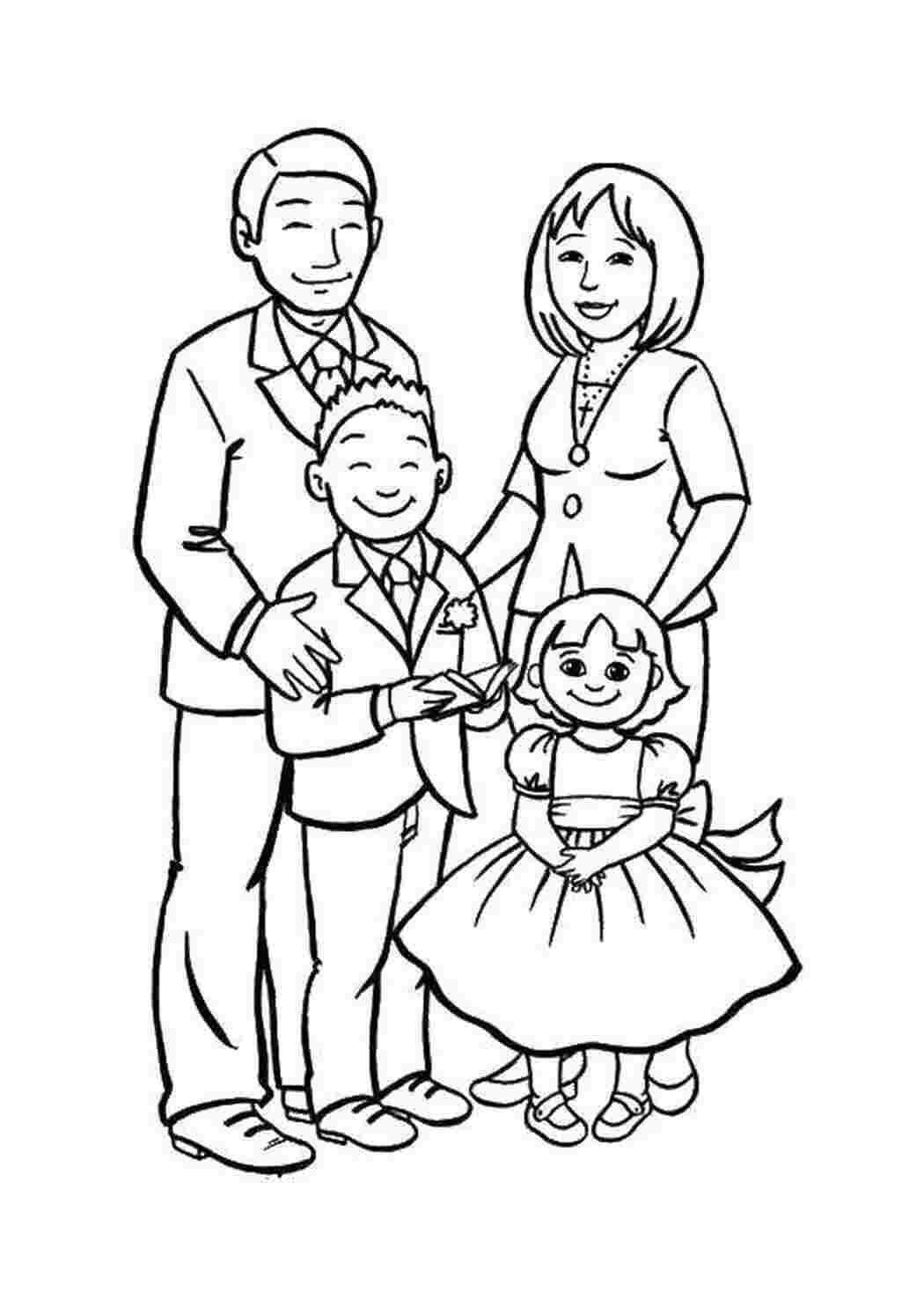 Члены семьи Семья, родители, дети