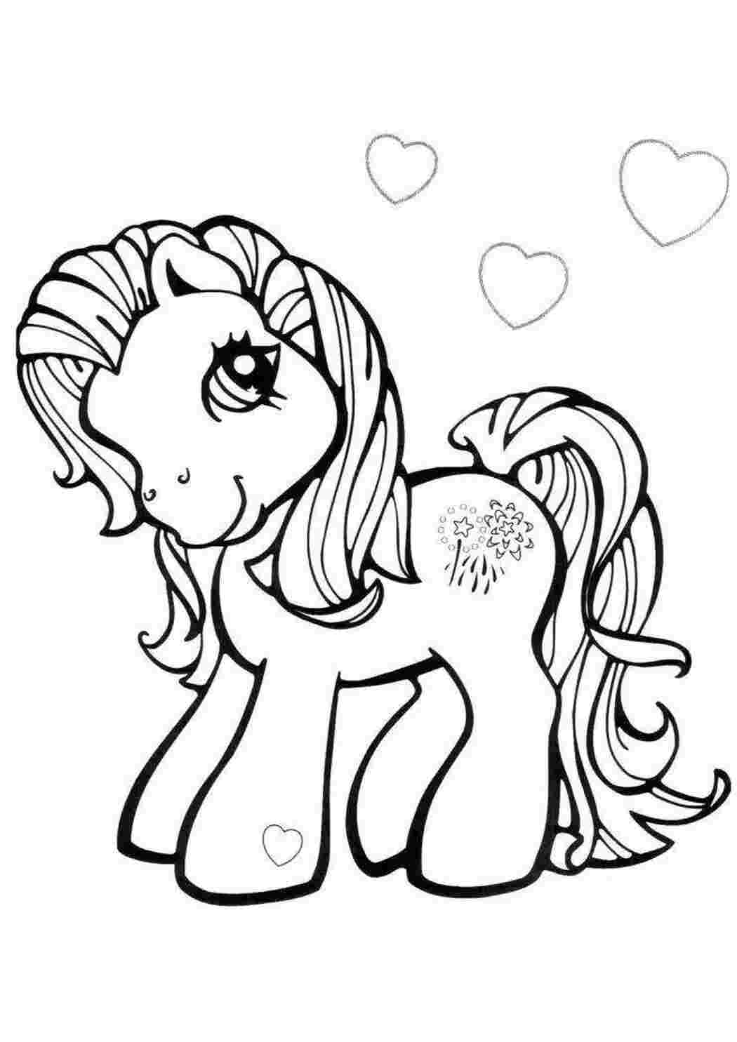 Раскраски Поняшка из my little pony  мой маленький пони Пони, My little pony 