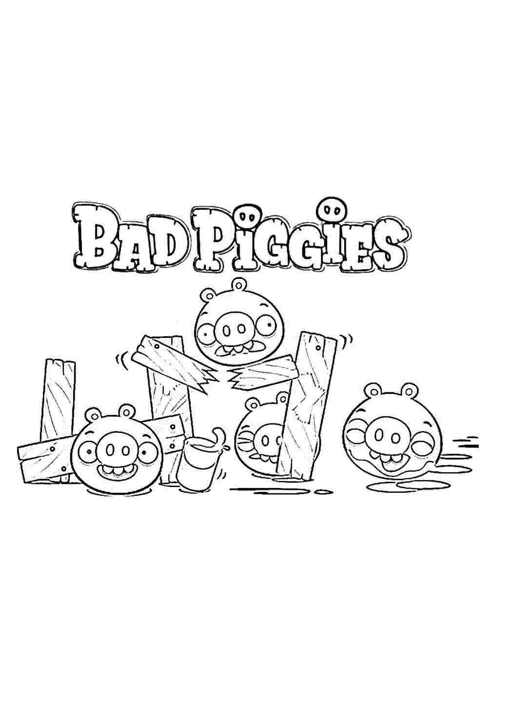 Раскраски картинки на рабочий стол онлайн Angry birds злые птички, плохие хрюшки Раскраски для детей мальчиков