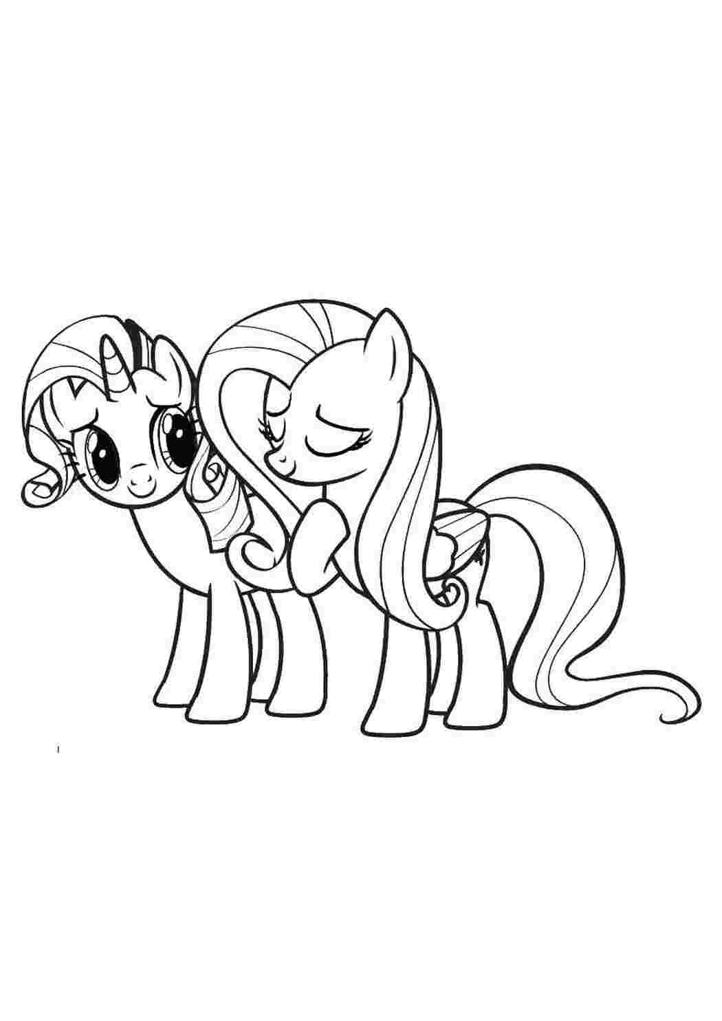 Fluttershy coloring pages