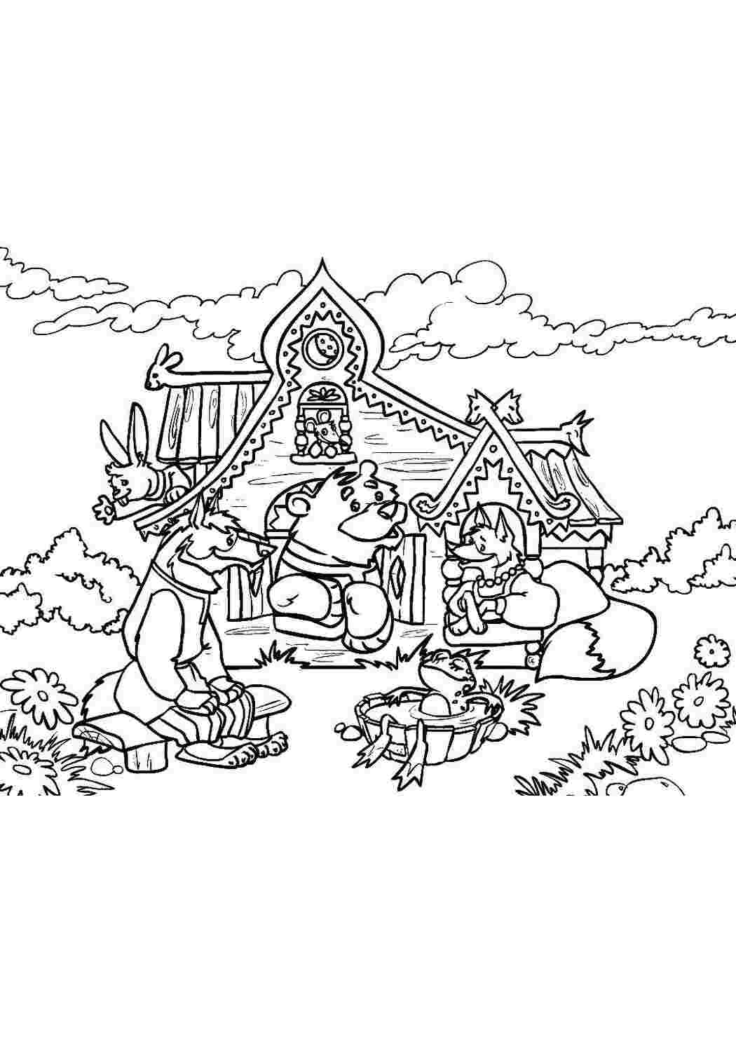 Сказки Сказки, "Теремок"