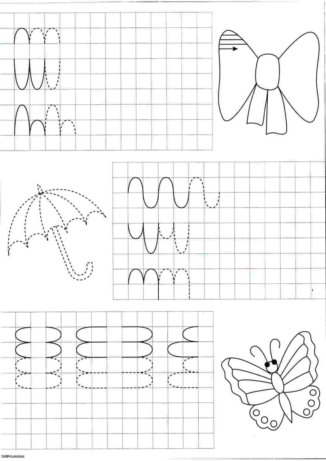 Раскраски, Зонт бантик бабочка, Графический диктант рисуем по клеточкам,  Графический диктант с заданием, Флаг юла шарик, Графический диктант  верблюд, Графические диктанты с предметами и животными для детей скачать и  распечатать бесплатно онлайн,