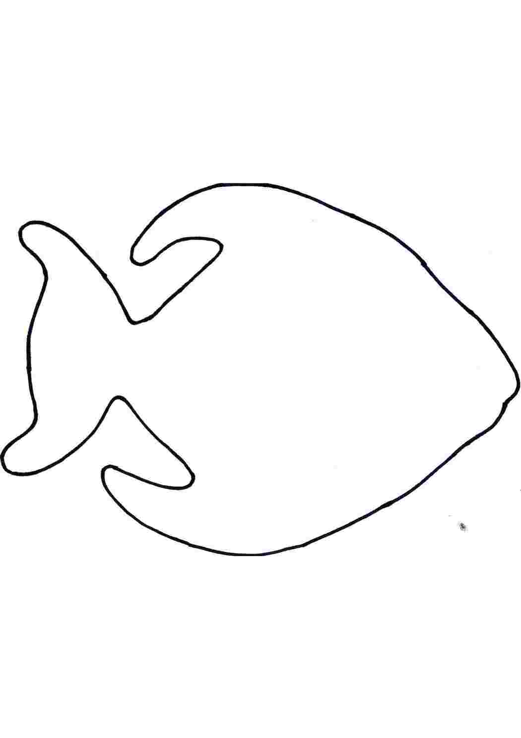 Раскраски Контур рыбки Контуры рыбы для вырезания контуры, рыбка