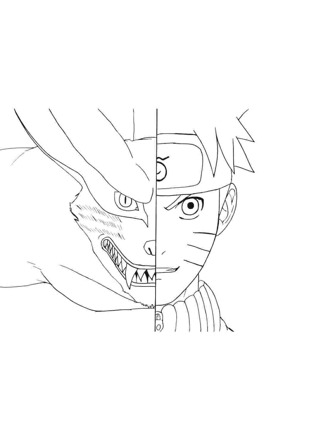 Раскраски Наруто манга, аниме (Naruto Coloring Book) скачать