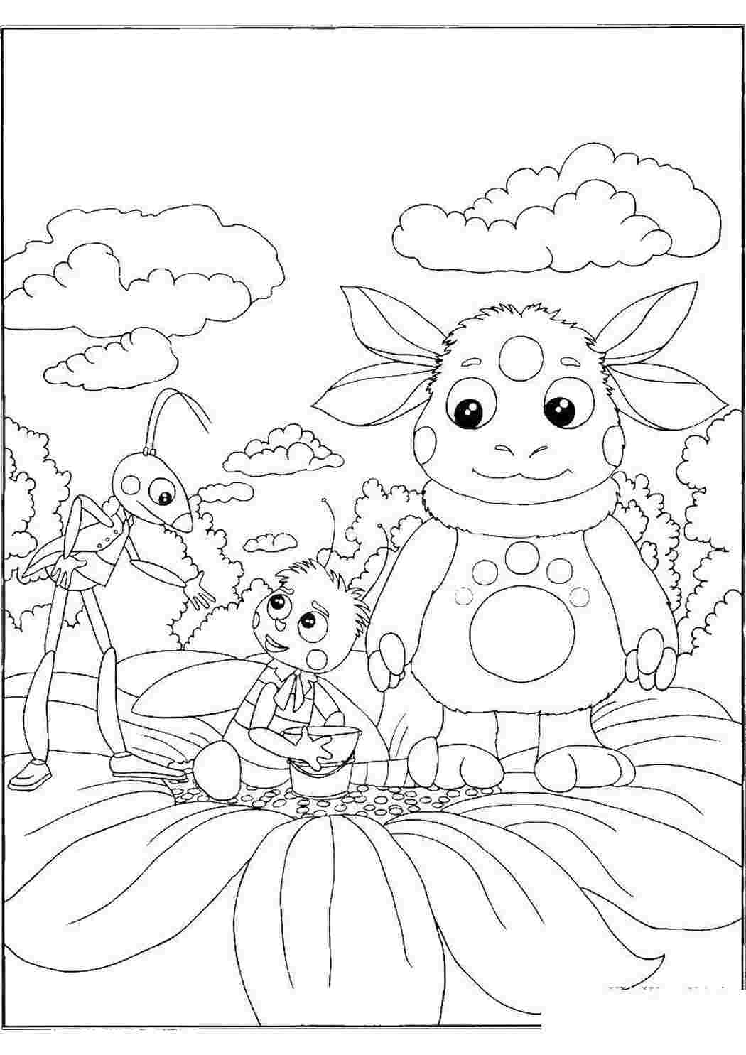 Coloring Luntik is the best coloring game.