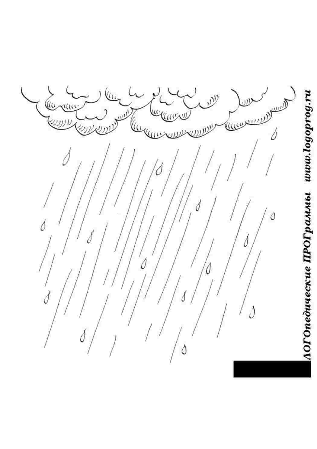 Раскраски раскраски для детей, явления природы, природа, дождь, туча Раскраски Явления природы 