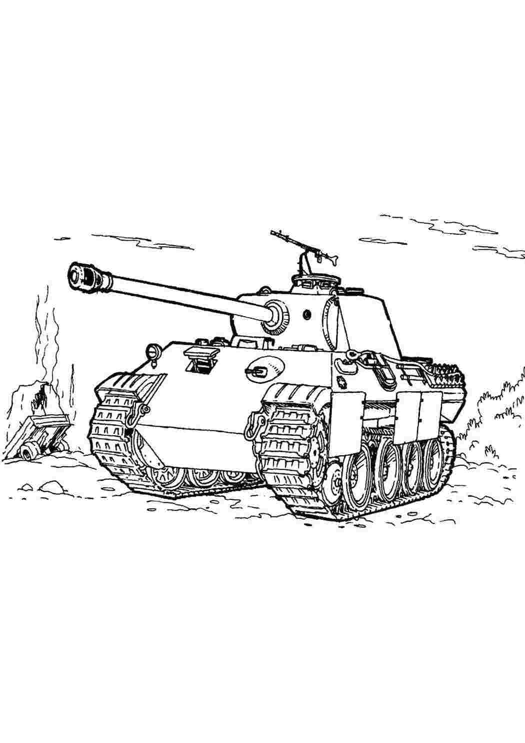 Раскраски Танк на войне танки Танк, транспорт, техника, военное