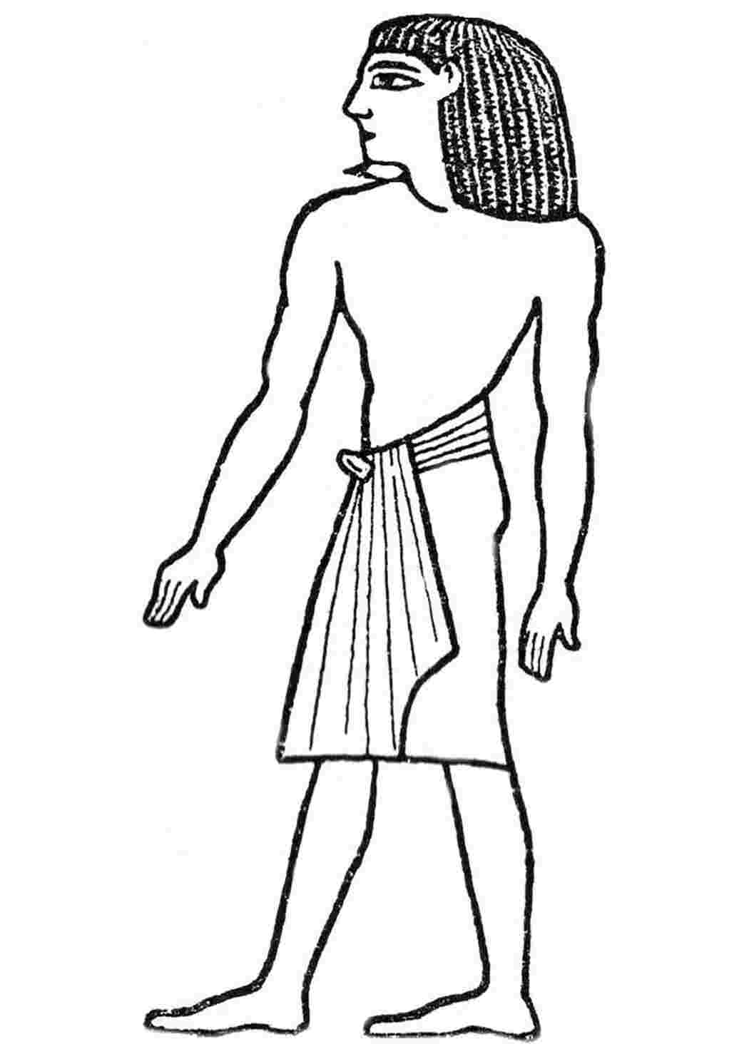 Раскраски картинки на рабочий стол онлайн Древний мир, египтянин Раскраски для мальчиков