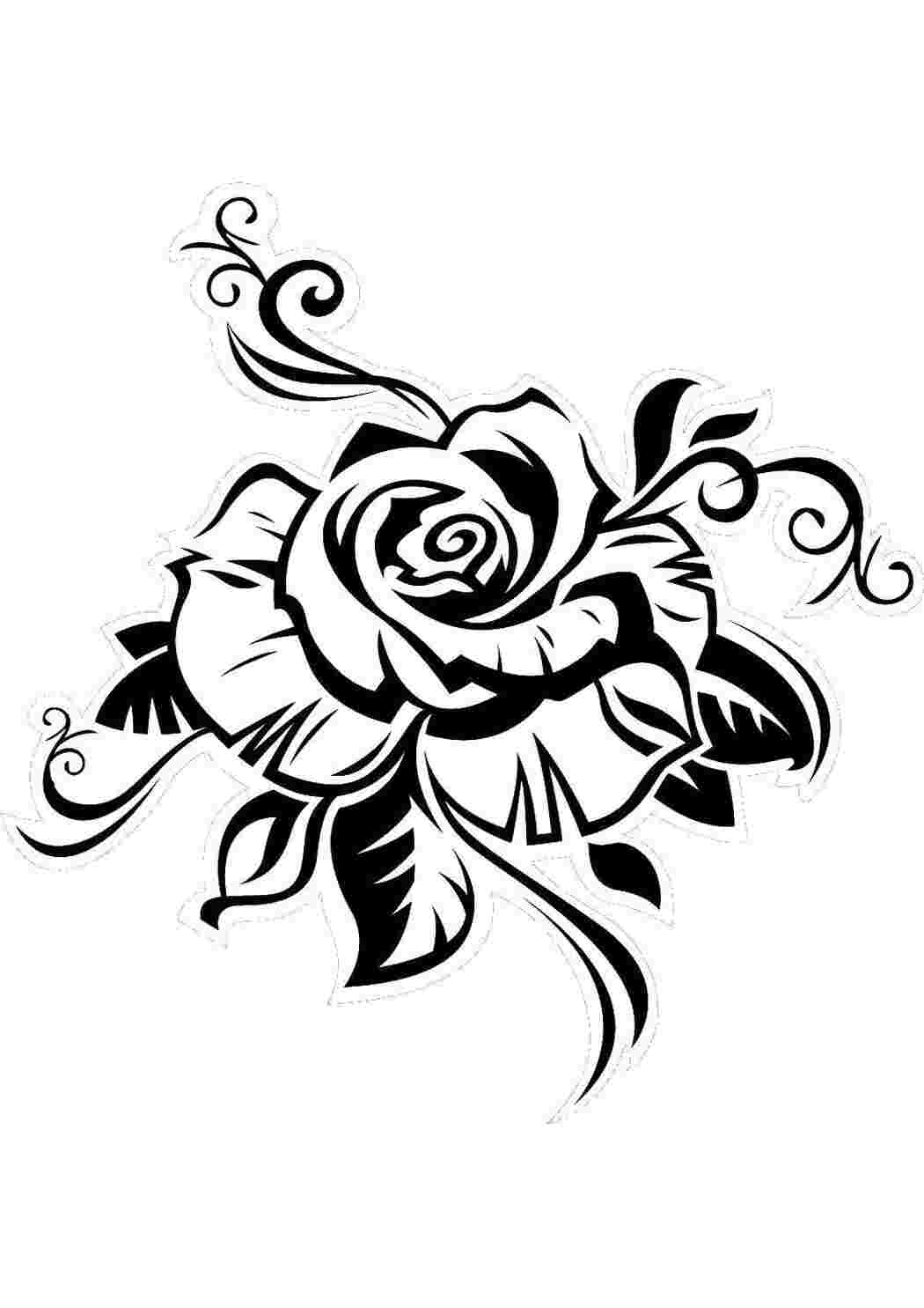 Татуировка с изображением роз