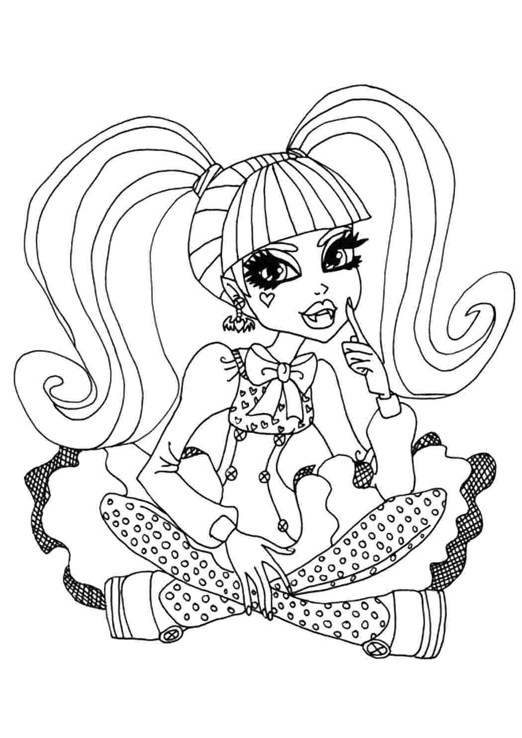 Раскраски Кукла братц - вампир Барби девочка, кукла, барби, Братц