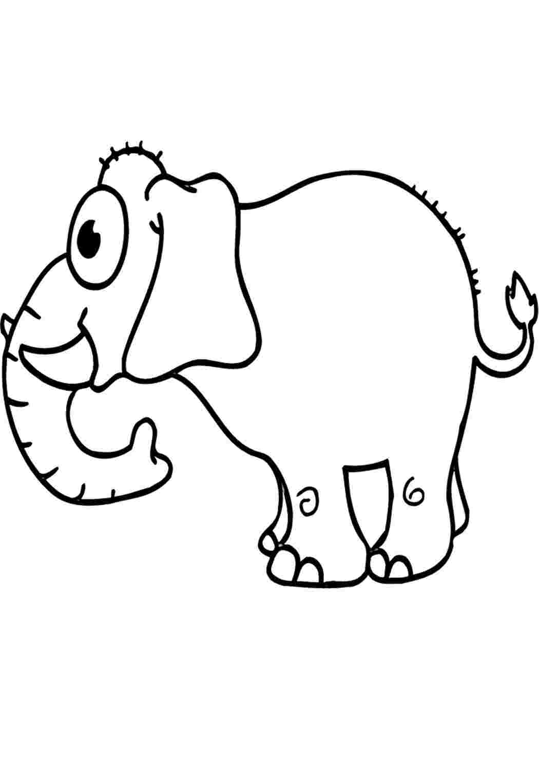 Раскраска антистресс голова слона распечатать