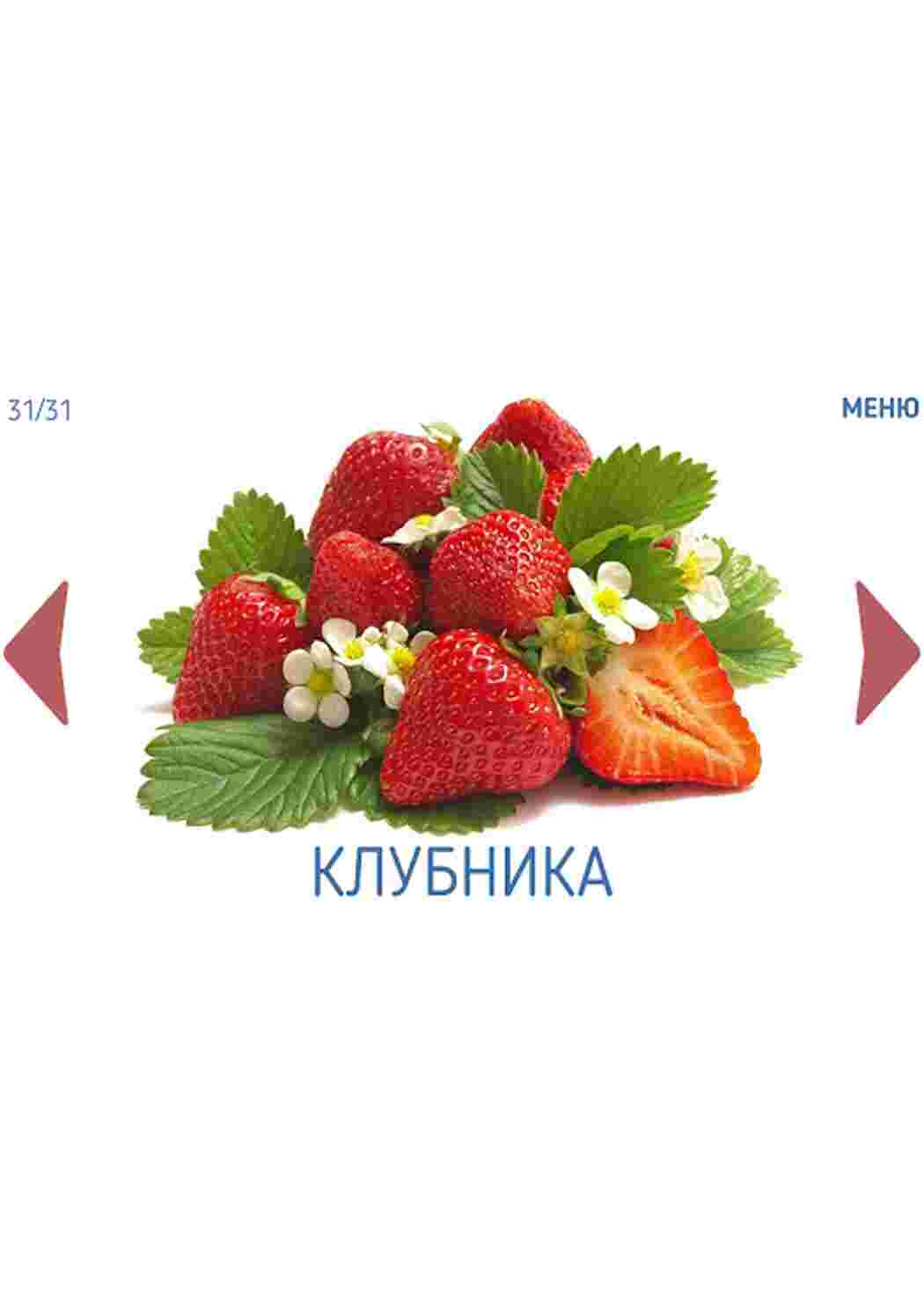  карточки фруктов яблоко груша слива мандарины