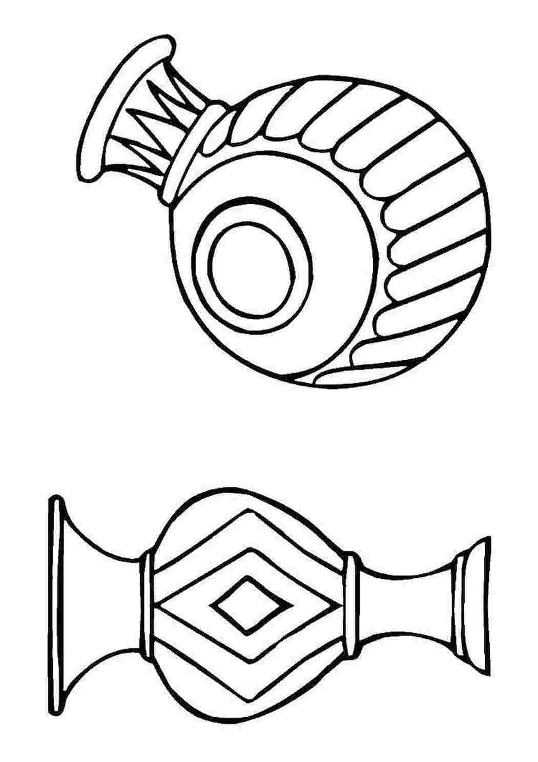 Раскраски Вазы раскраски ваза, цветы