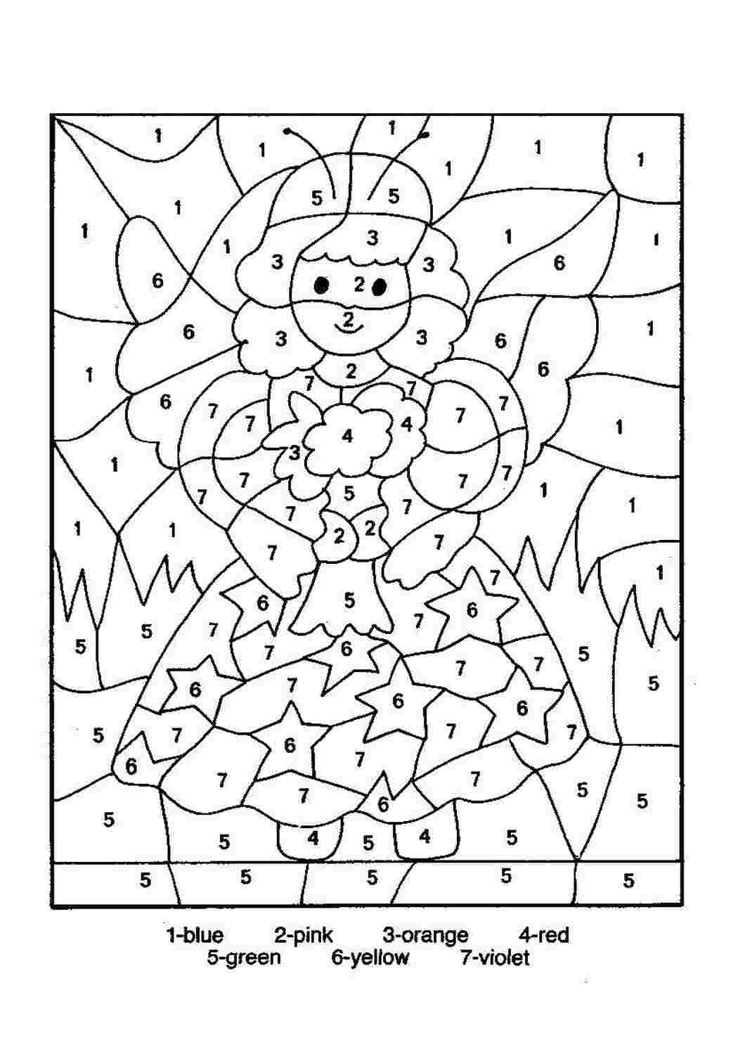 Раскраска цифры раскраски. Раскрась картинку по номерам