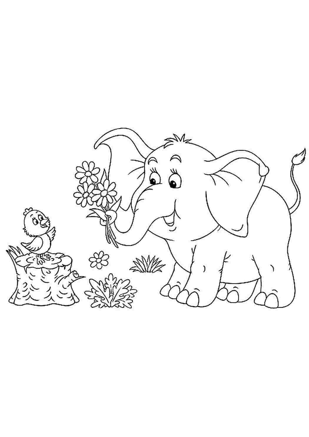 Раскраски Раскраски с животными для малышей Раннее развитие детей. Животные на раскрасках