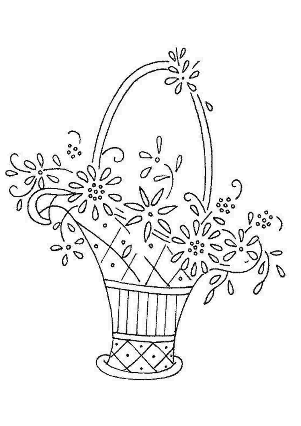 цветы корзина, цветы