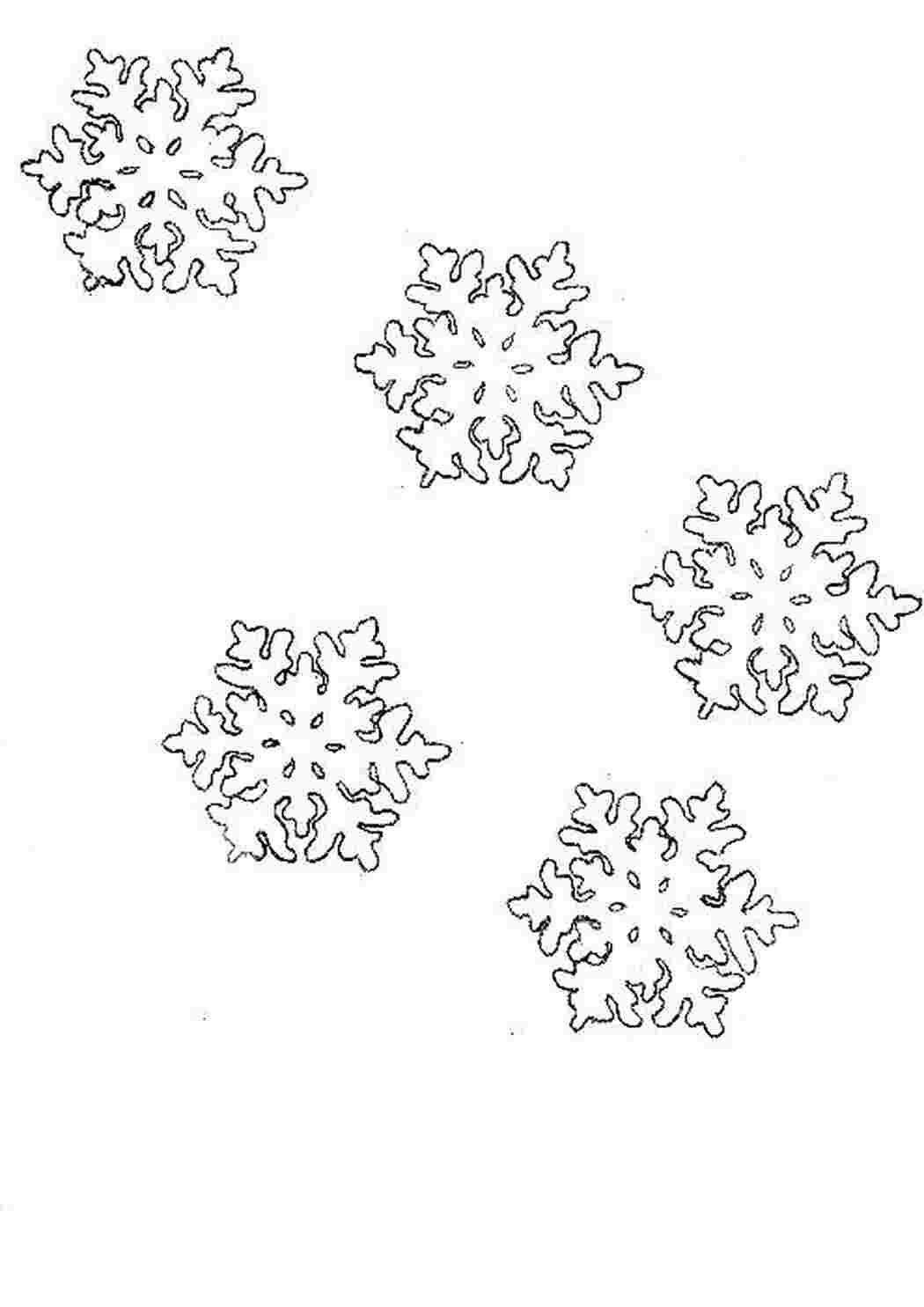 Падающие снежинки Зимние раскраски для девочек Раскраски на тему зима