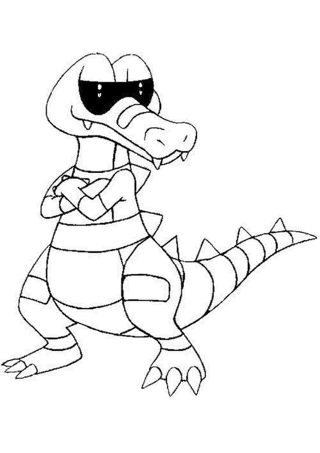 Раскраски Крокодил в очках Персонажи из мультфильма очки, крокодил