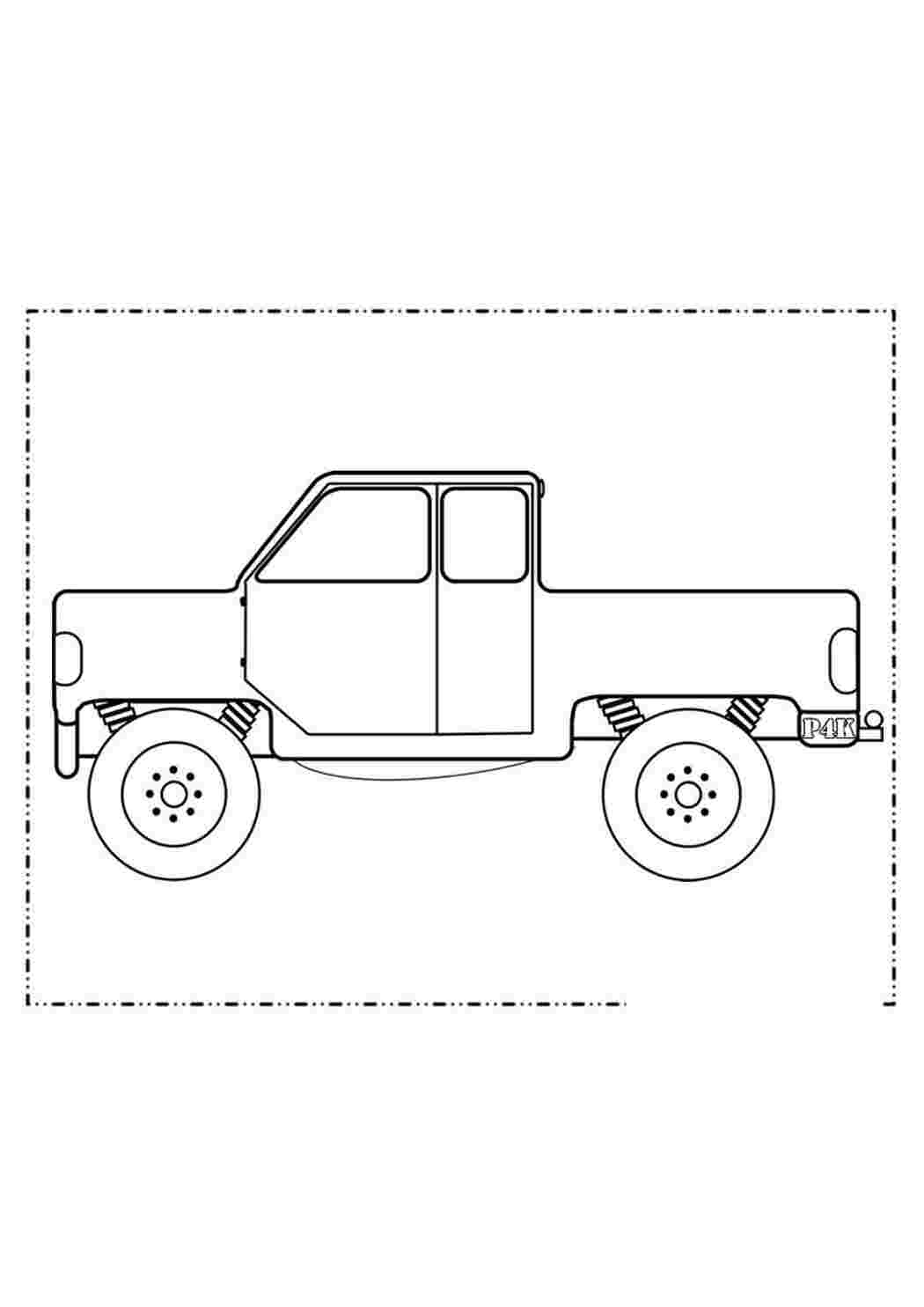 Грузовой автомобиль Раскраски для мальчиков