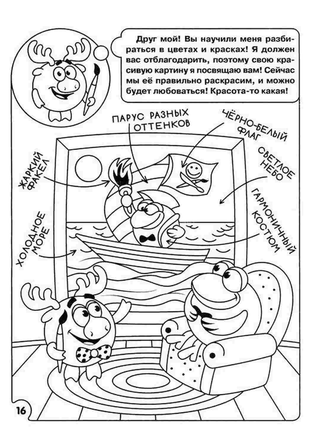 Раскраски Лосяш из смешариков Смешарик Смешарики, Лосяш