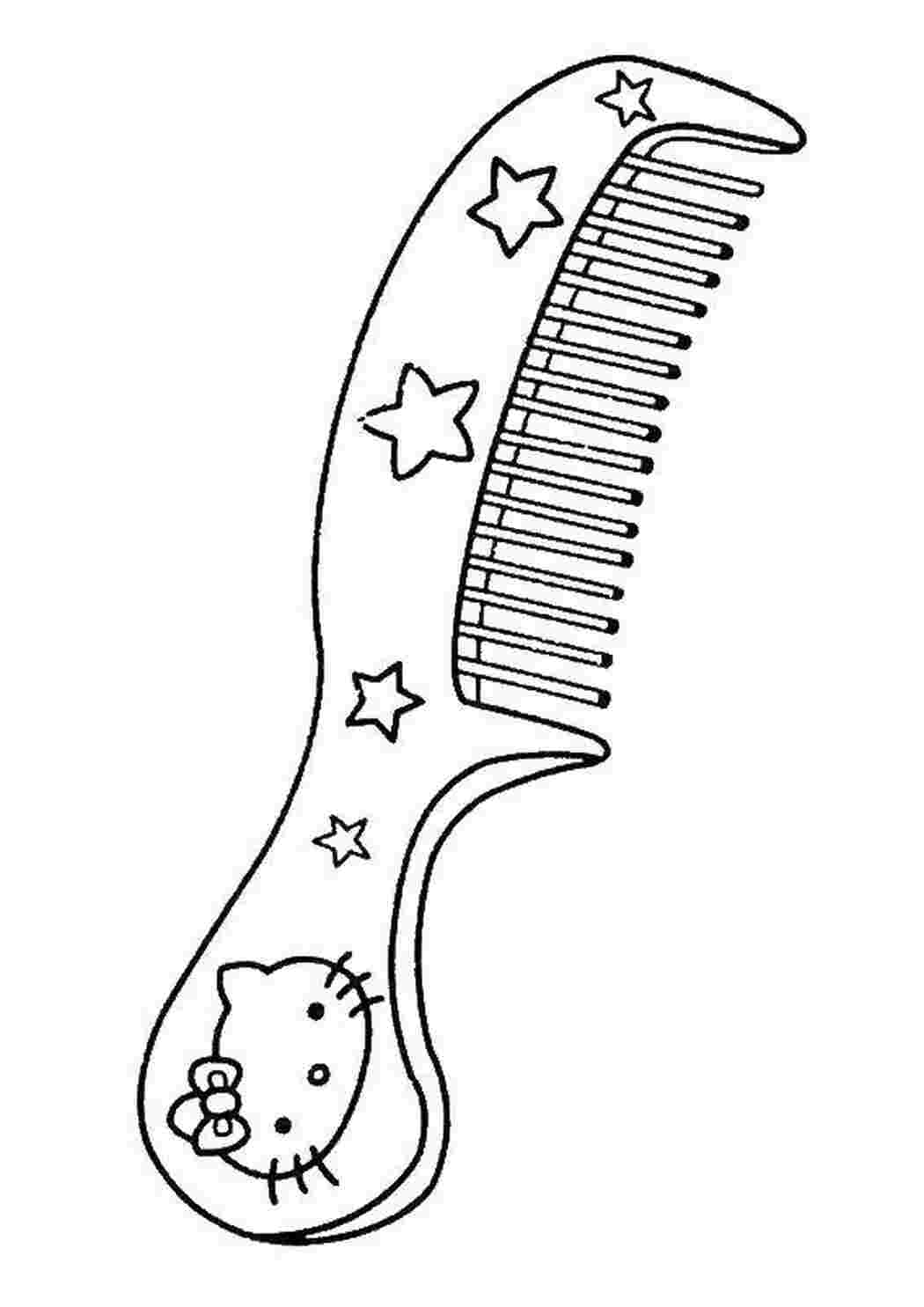 Раскраски Расчостка китти Прически Прически