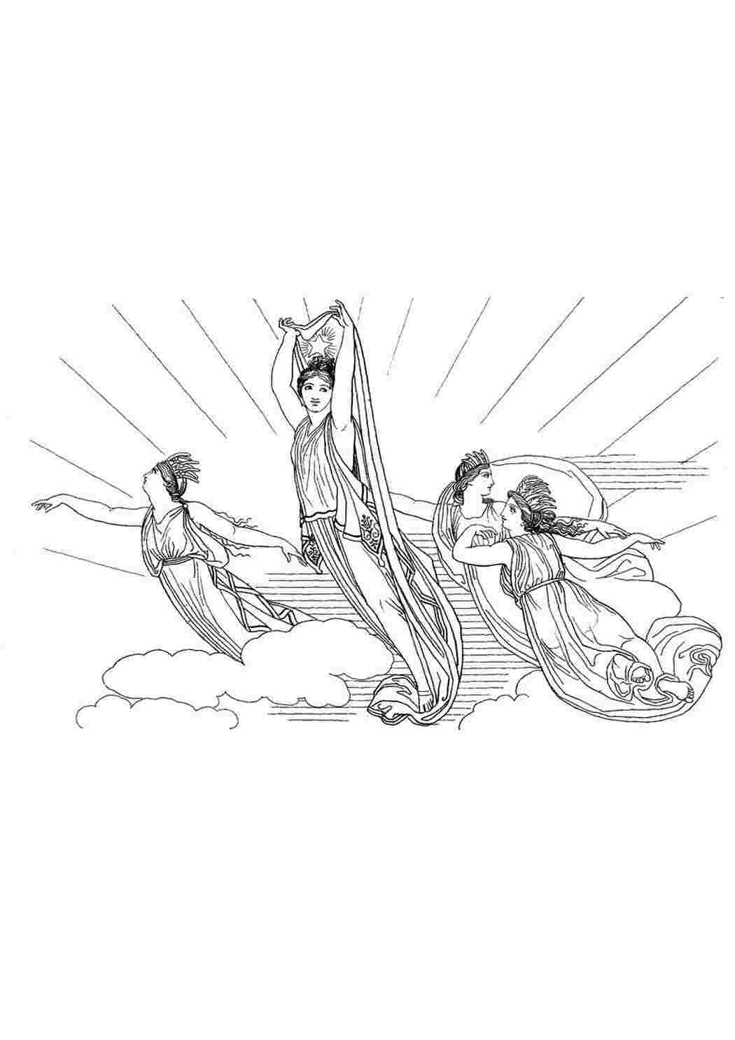 Рисунок на тему мифы древней Греции