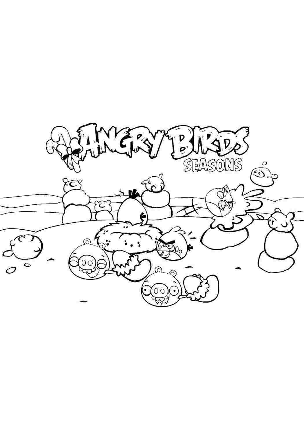 Раскраски Angry birds angry birds Игры, Angry Birds 