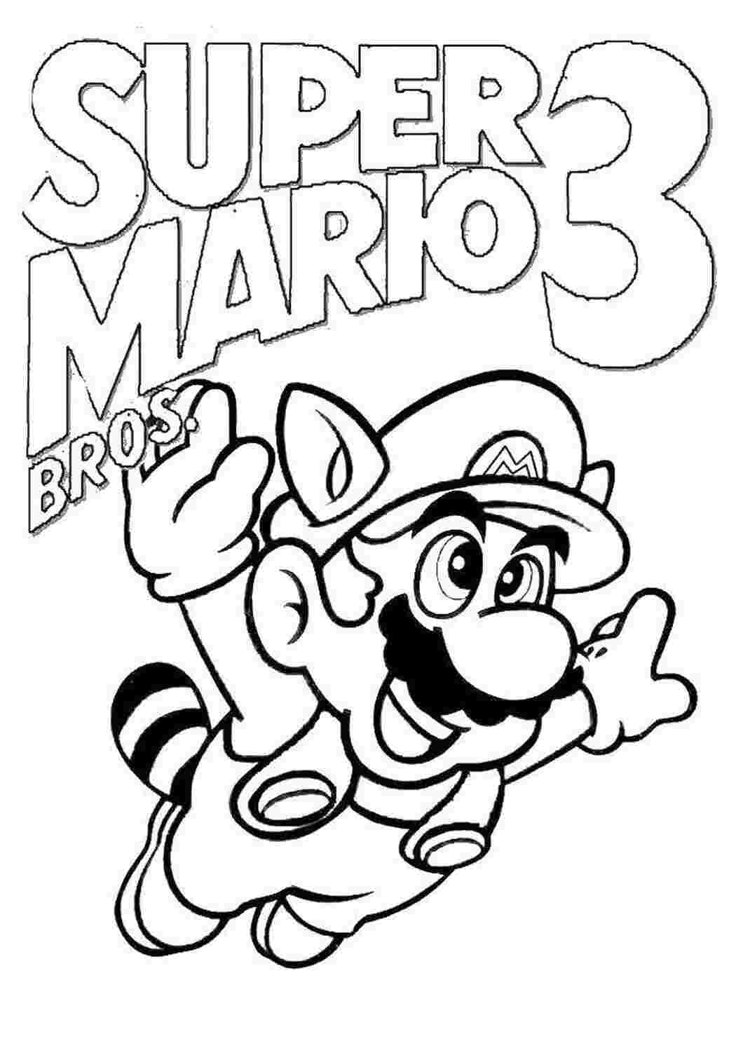 Раскраски Супер марио 3 марио игры, Марио, супер Марио