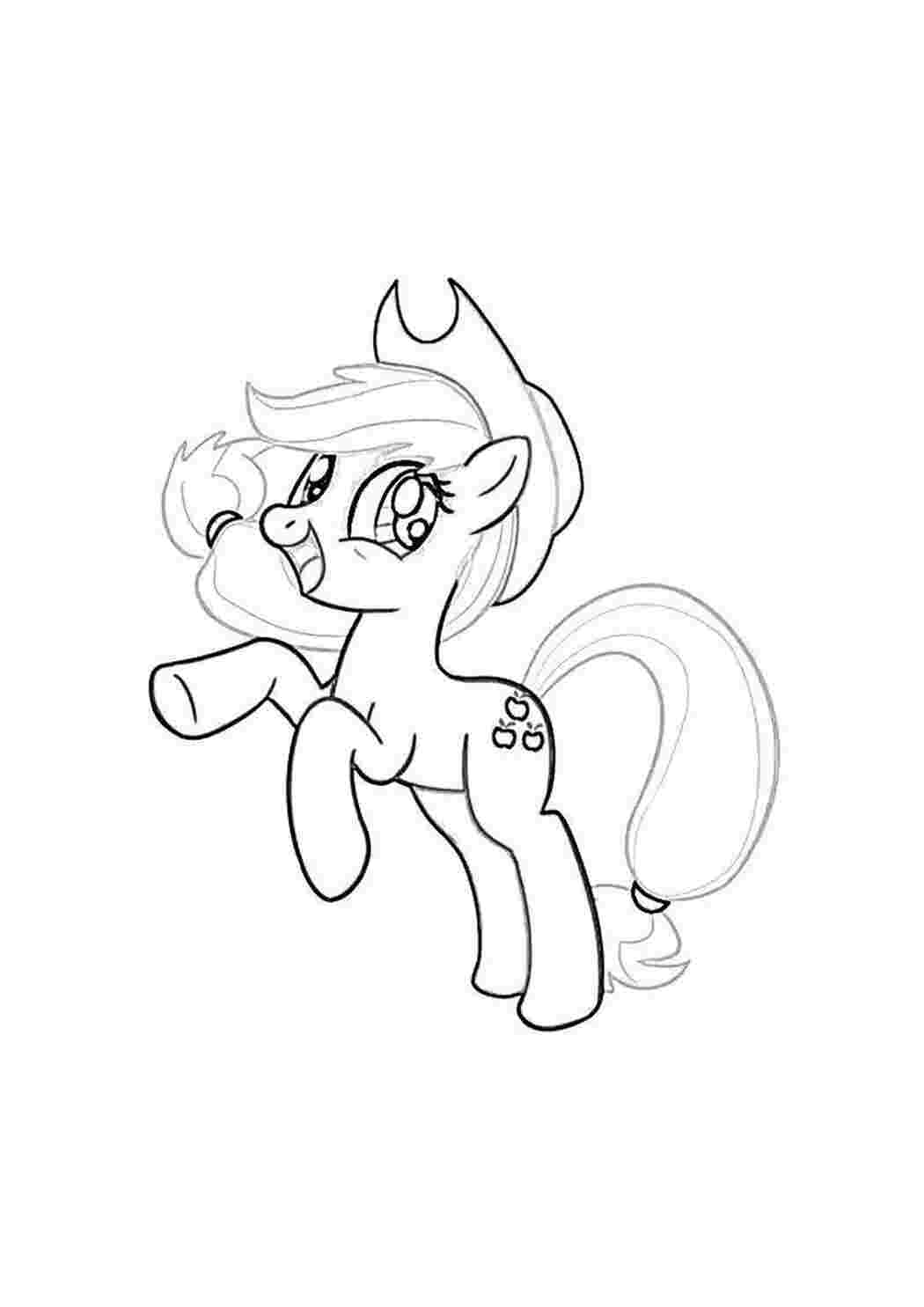 Раскраски Поняшка мой маленький пони Пони, My little pony 