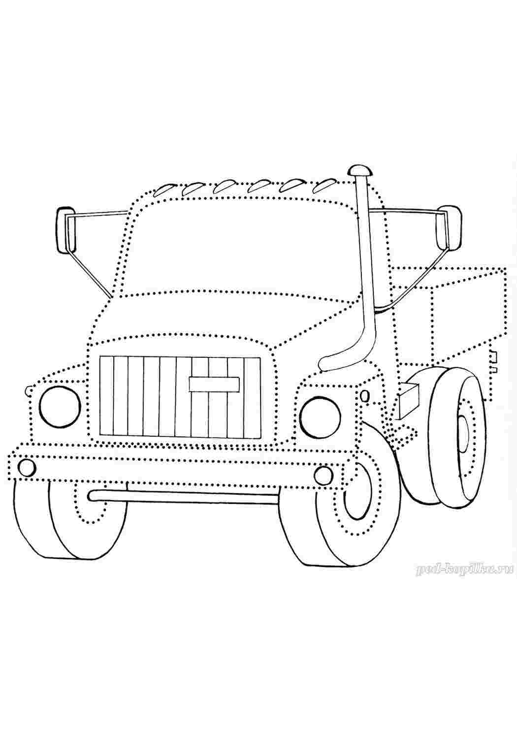 Раскраски картинки на рабочий стол онлайн Раскрась грузовик Раскраски для мальчиков