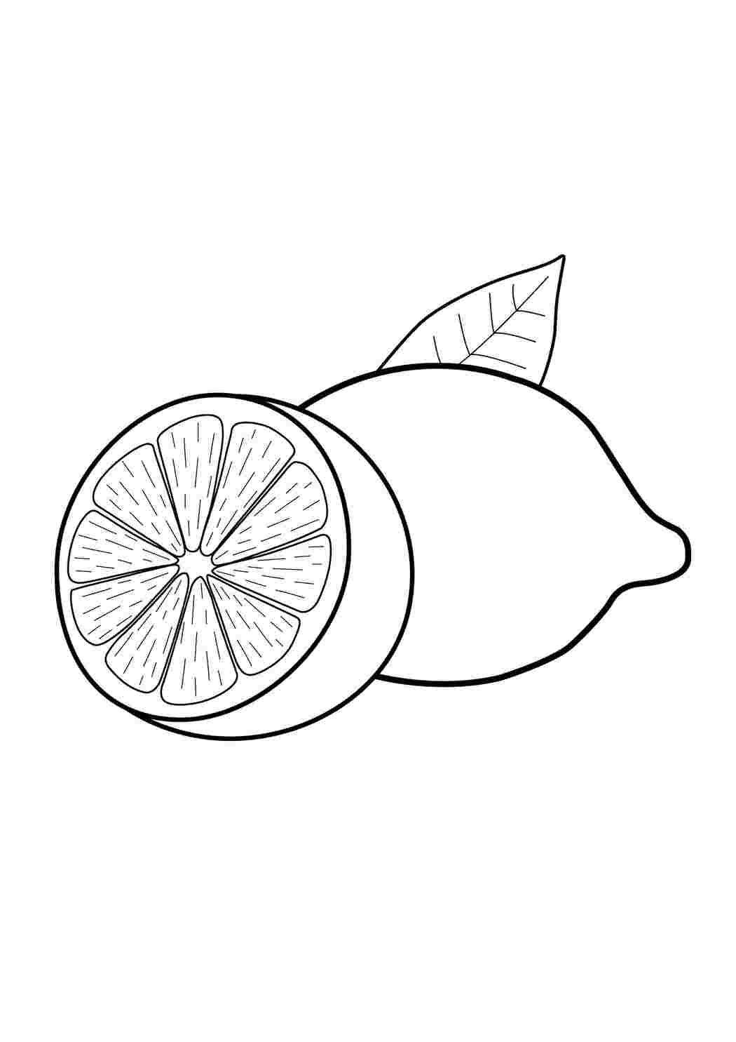 фрукты Фрукты, лимон