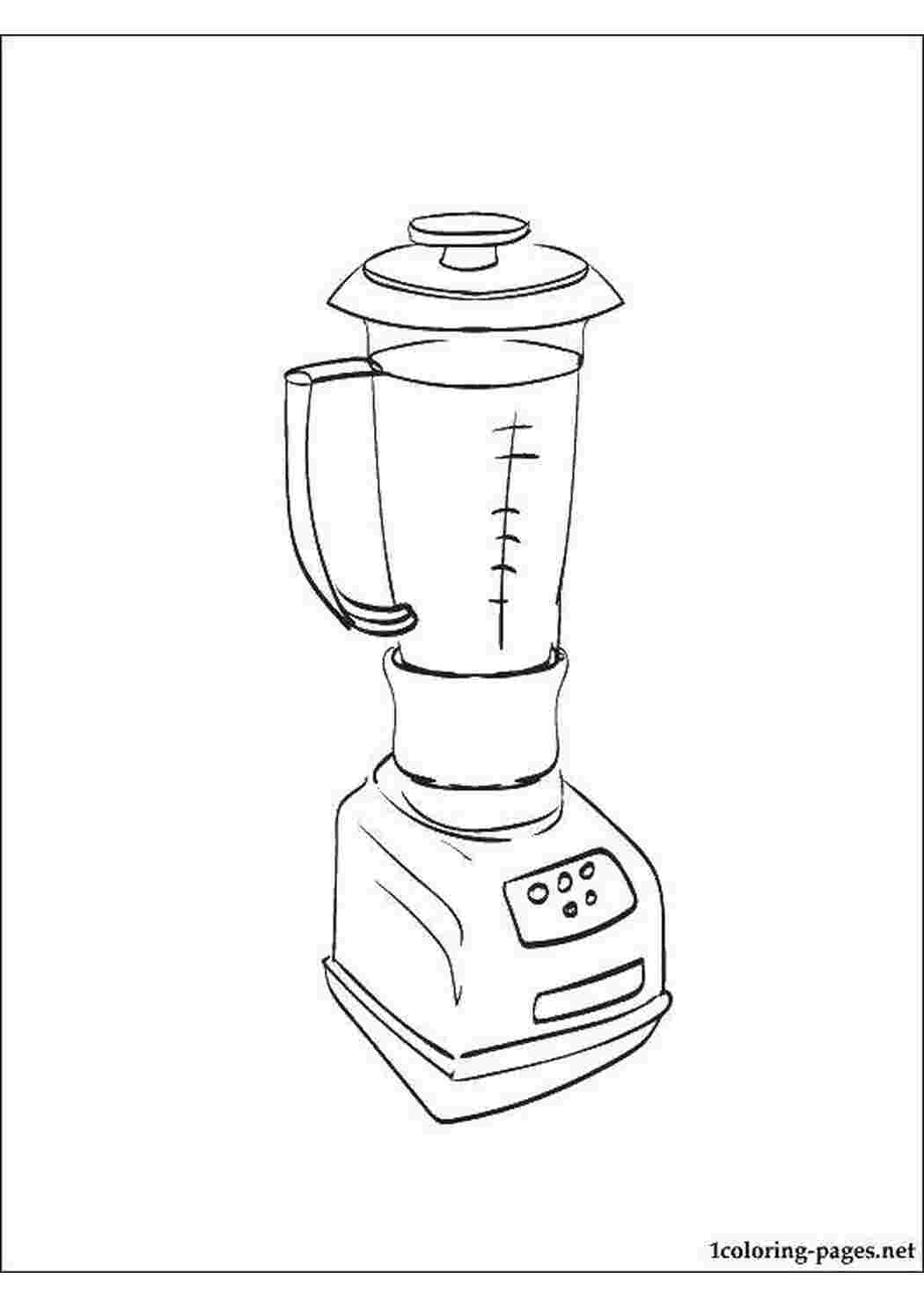 Раскраски Блендер Техника техника, блендер