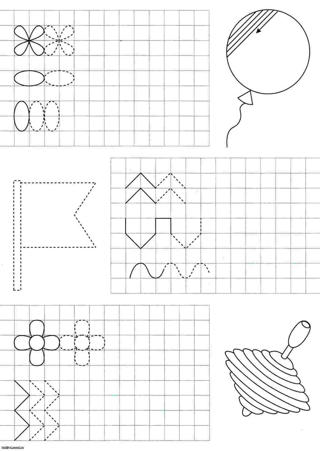 Раскраски Флаг юла шарик Графический диктант рисуем по клеточкам