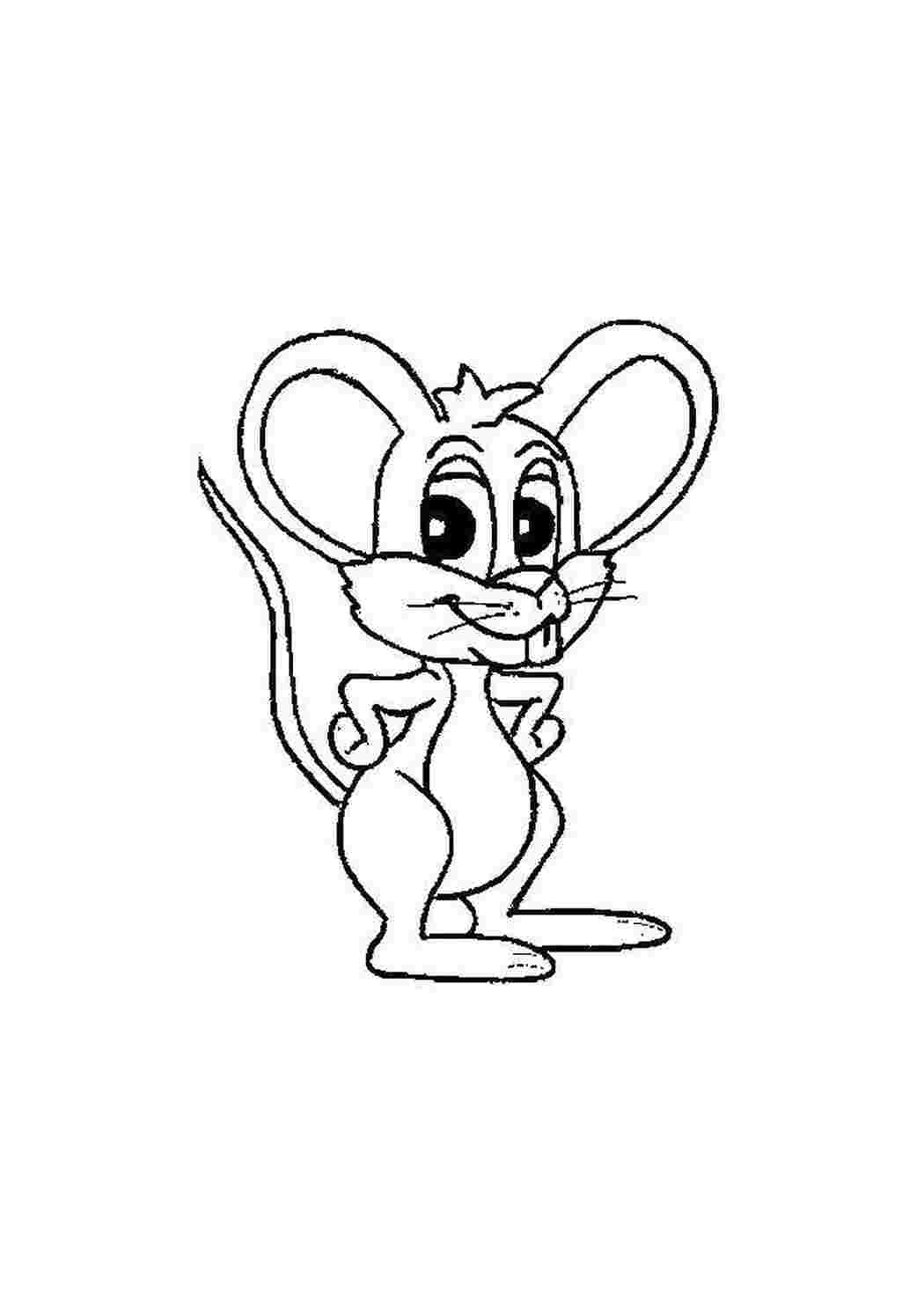 Раскраски Зубки мышонка раскраски для маленьких Животные, мышка