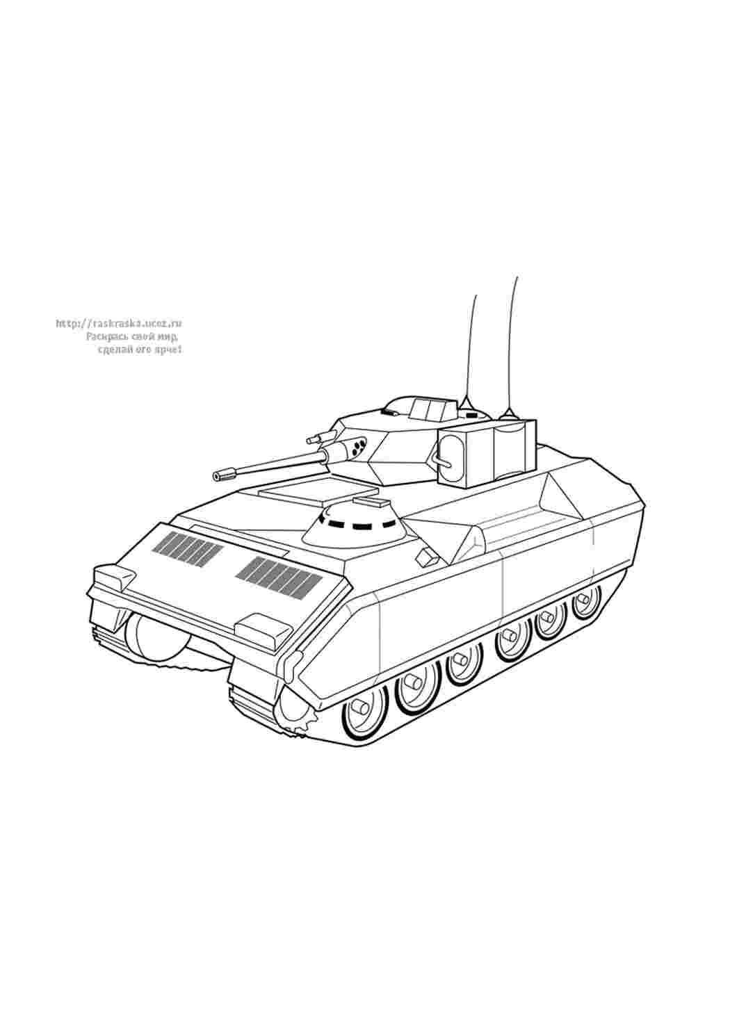 Раскраски танк оружие вооружение металл гусеницы колеса Раскраски Танки 