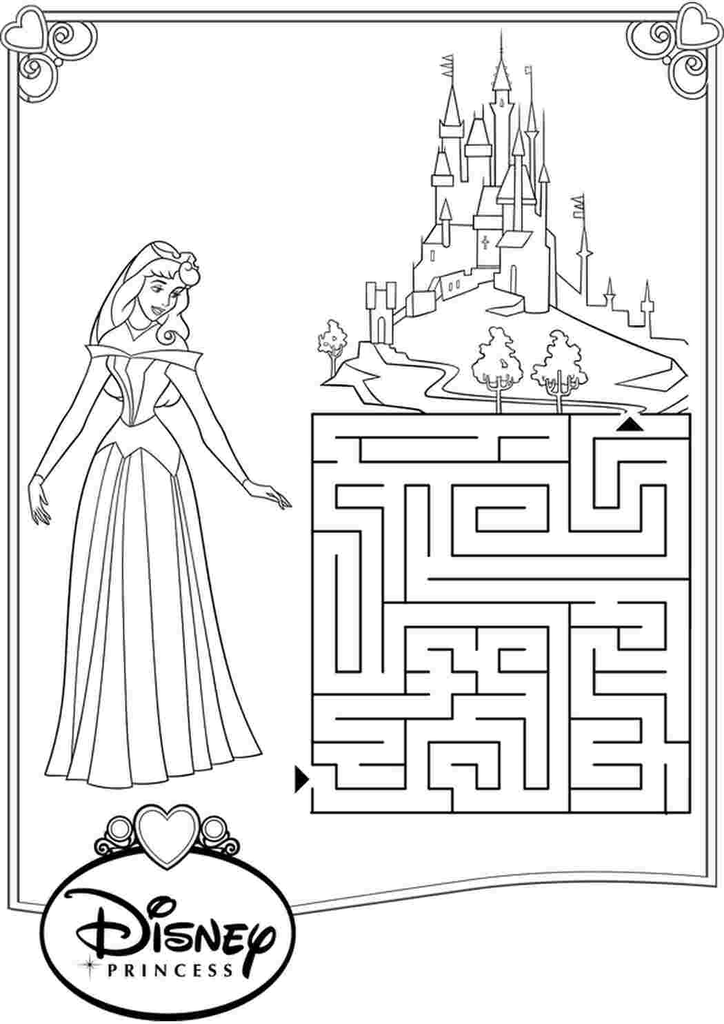 Помоги принцесс добраться до замка Скачать и распечатать раскраски цветов бесплатно Ð Ð°ÑÐºÑ€Ð°ÑÐºÐ° Ð´Ð»Ñ Ð´ÐµÐ²Ð¾Ñ‡ÐºÐ¸